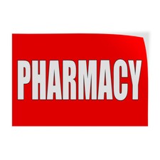 Decal Stickers Pharmacy B Vinyl Store Sign Label Business