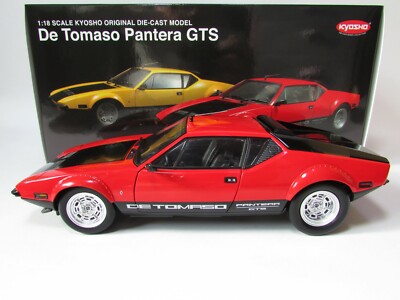 1/18 KYOSHO DE TOMASO PANTERA GTS GT4 RED / BLACK WITH ROOF