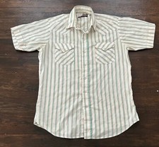 Vintage Panhandle Slim Pearl Snap Western Cowboy Button Down Shirt Large