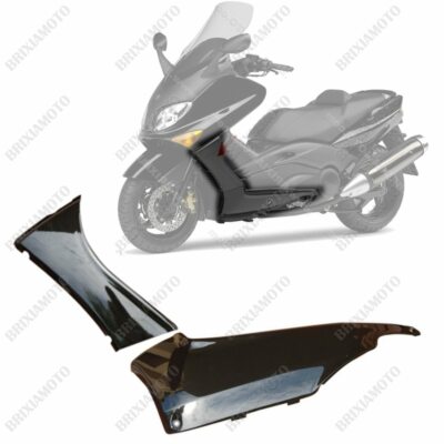 KIT CARENE FIANCHETTO E SOTTOPEDANA SX NERO LUCIDO ONE T-MAX 500 2001-2007 KIT CARENE FIANCHETTO E SOTTOPEDANA SX NERO LUCIDO ONE T-MAX 500 2001-2007