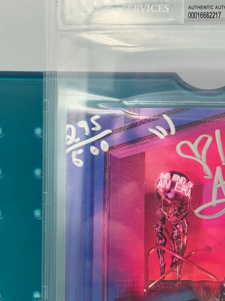Iggy Azalea - The End of an Era cd cover Beckett cert slabbed 295/500 autograph Foto 3 de 4