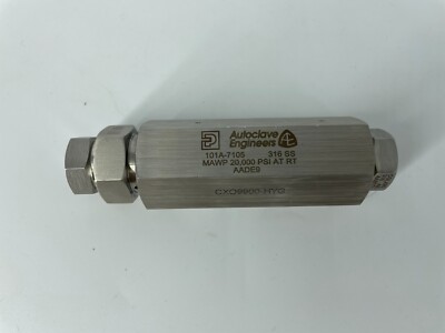 Parker Autoklav Ingenieure VENTIL Mitteldruck O-Ring Rückschlagventil CXO9900-HYG