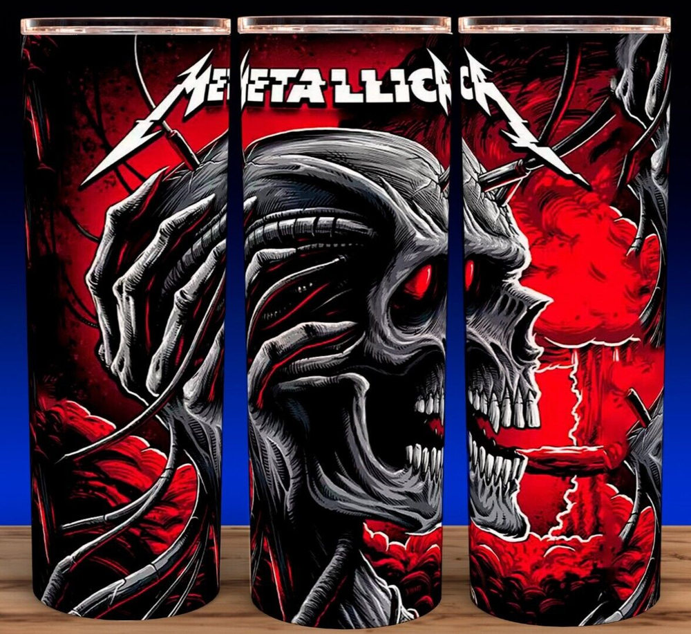 Metallica Skull Music Fan Cup Mug Tumbler
