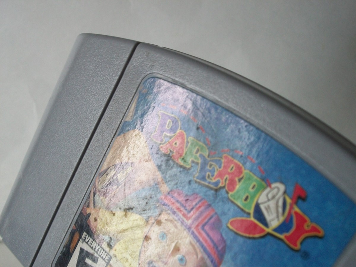 Paperboy Nintendo 64 N64 Game Authentic Cartridge Arcade Midway