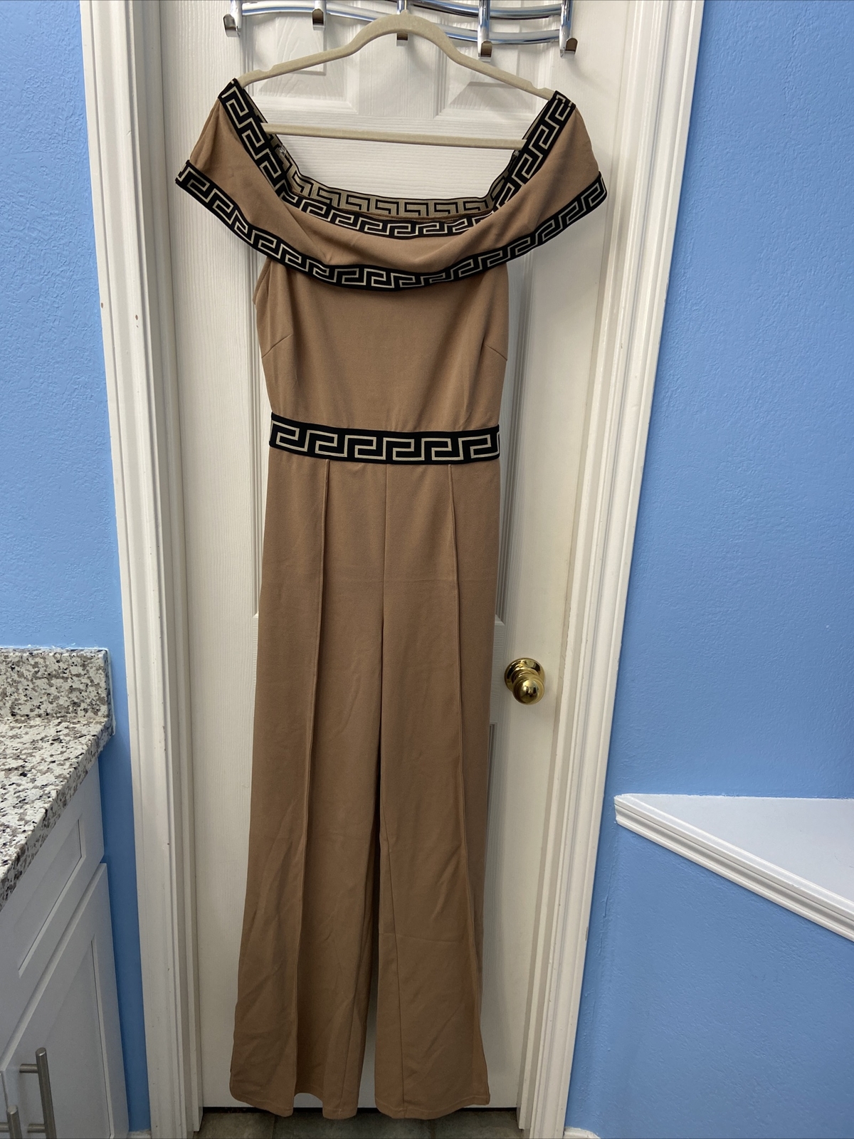 Valentine Womens Brown  Jumpsuit Size L