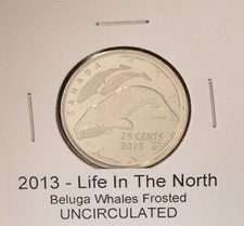 2013 Canada Arctic Expedition 4 Coin Quarters 25 Cent Set - UNCIRCULATED