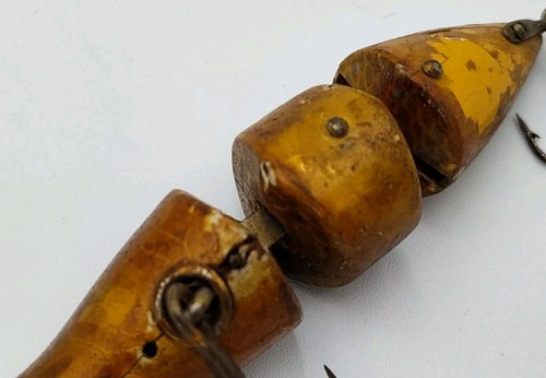 โ
๐1919-23 Heddon Dowagiac Double Lure Uncommon ANTQ Fishing Rare VTG๐๐ธSEE๐๐ธ - Picture 10 of 18