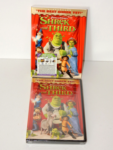 Shrek the Third (DVD, 2007, Widescreen Version) w/Slipcover SEALED - Picture 2 of 5