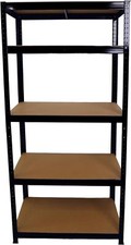 Garage Shelving Unit 5 Tier Storage Shelves Free Standing Boltless Rack For Home