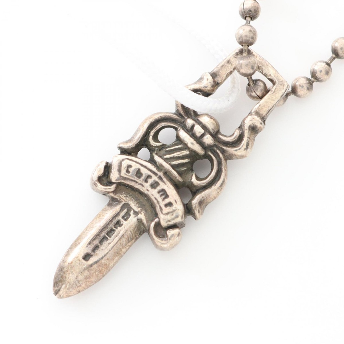 極美品‌ CHROME hearts necklace CHROME HEARTS Dagger Necklace 44cm Silver925 Pendant Used