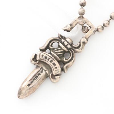 アクセサリー Chrom hearts dagger pendant CHROME HEARTS Dagger Necklace 44cm Silver925 Pendant Used