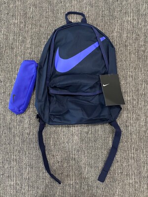 blue nike pencil case
