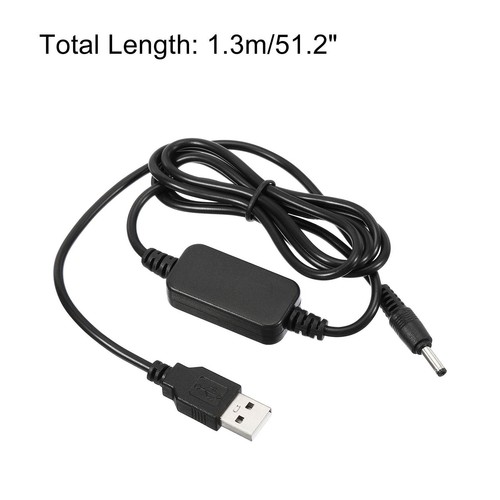 12W 2A USB Elevador Voltaje Convertidor, DC 5V a DC 9V Enchufe 3.5x1.35mm Cable - Imagen 2 de 5