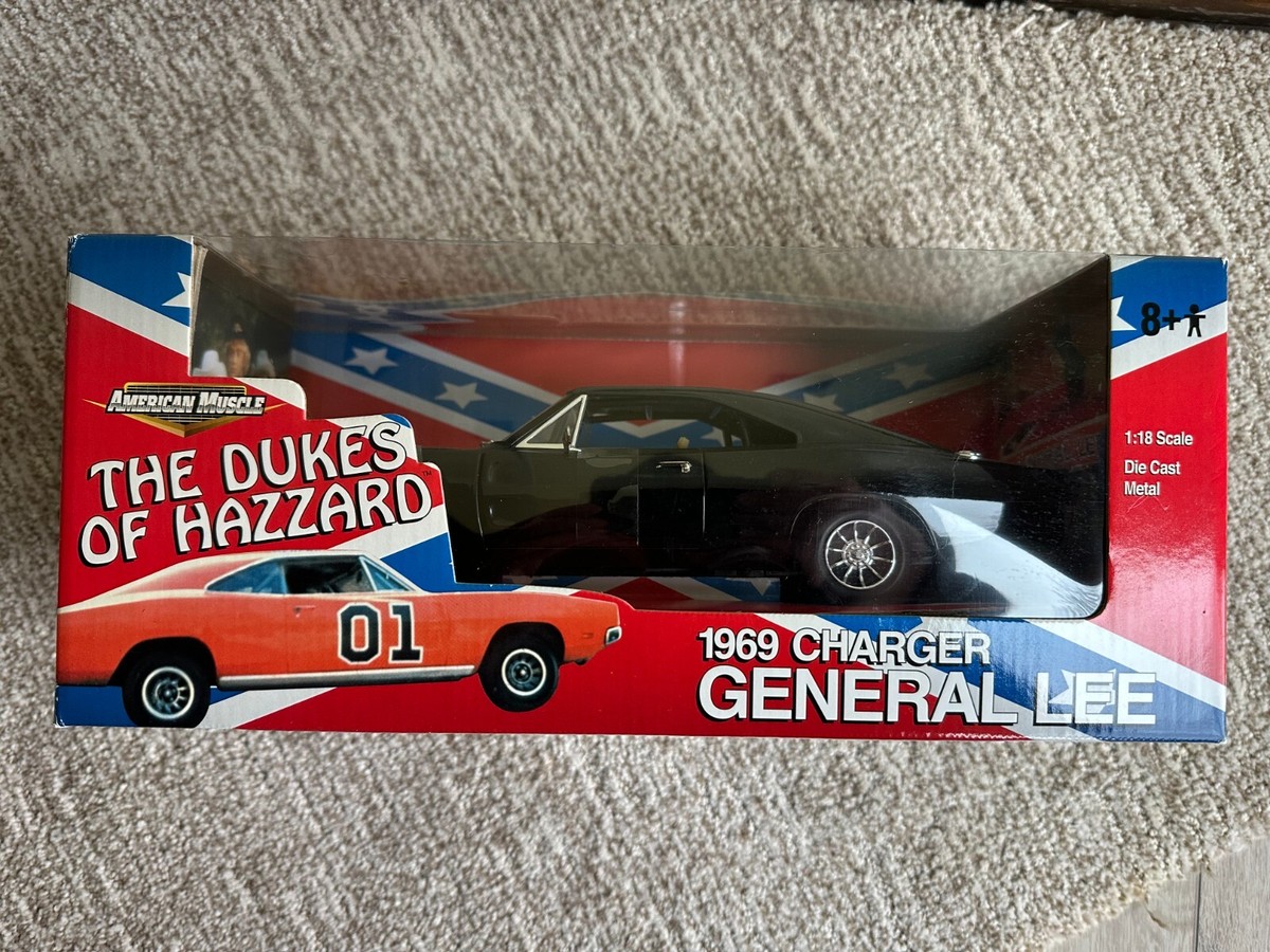 1969 DODGE CHARGER BLACK CHASE GENERAL LEE 1/18 NEW | eBay