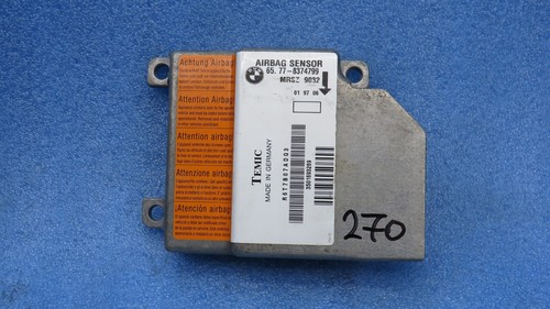 BMW E36 E39 E38 Z3 - Airbag Sensor Steuergerät ECU / 8374799 TEMIC ##270