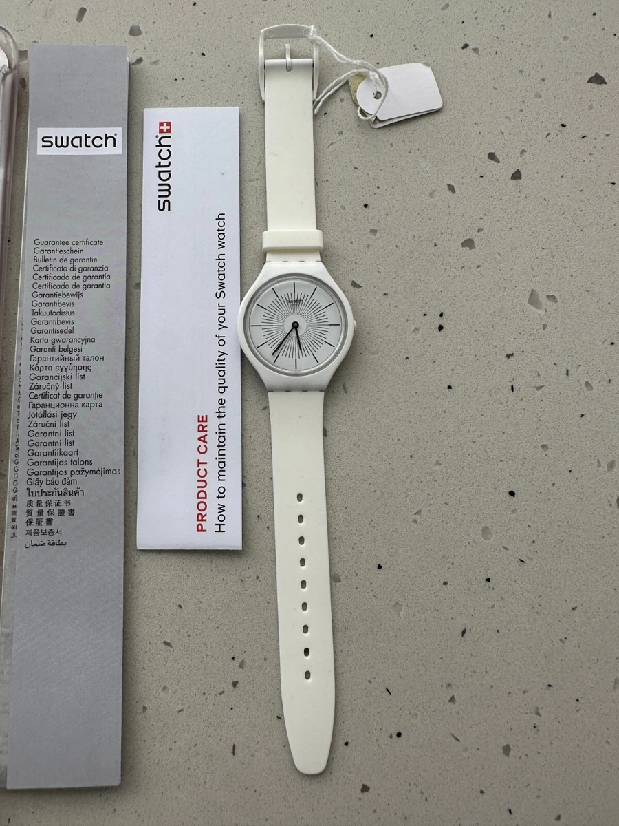 Reloj Swatch SVOW100 SKINPURE Unisex Nuevo en Caja Precio de venta sugerido por el fabricante 175