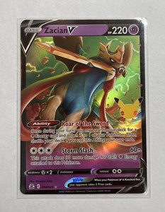 Zacian V - 016/025 Ultra Rare Celebrations Pokemon TCG NM