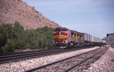 ATSF SANTA FE Railroad Train Locomotive 562 VALENTINE AZ Original Photo ...