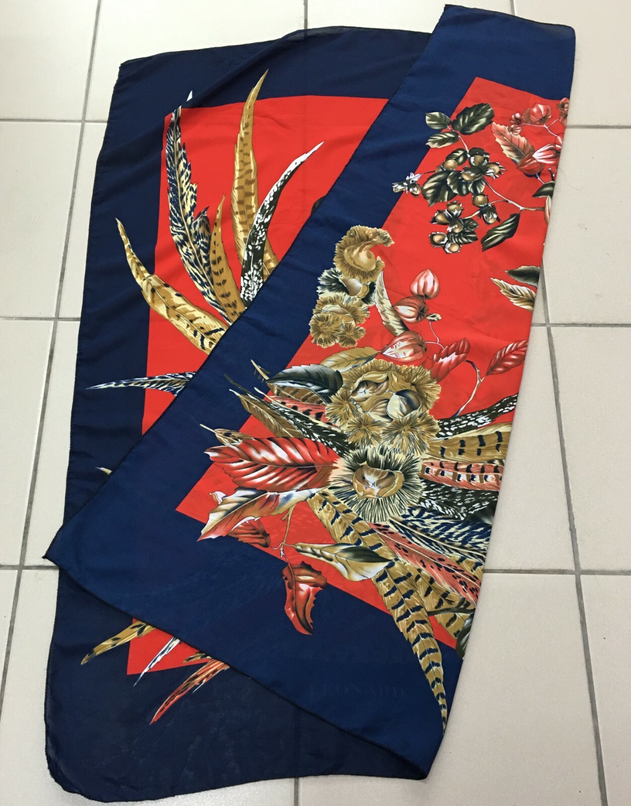 Authentic LEONARD PARIS Assorted Leaf Design On N… - image 2