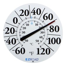 Headwind Consumer Ez Read Dial Indoor Outdoor Thermometer Large Readout 12.5 In