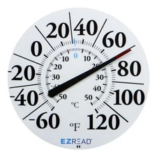 Headwind Consumer EZ Read Dial Indoor Outdoor Thermometer Large Readout 12.5 in