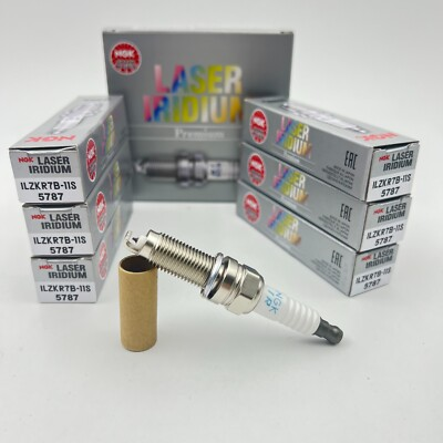 #ad Set of 6 NGK 5787 Laser Iridium Spark Plug Pre Set Gap: 0.044quot; for Acura Honda $39.89