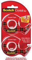 2 Scotch Handabroller Crystal, Transparent, Vorteilspack