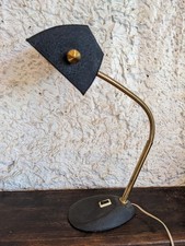 Ancienne lampe bureau 1950 industrielle design métal luminaire éclairage vintage