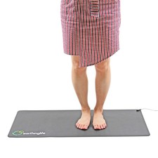 grounding mats for feet, universal grounding pad for sleep with 15ft cord ind...