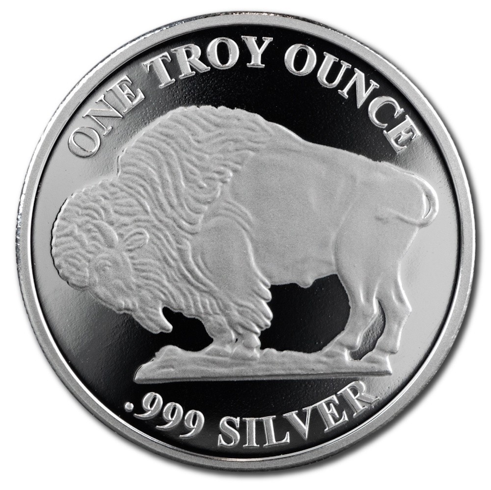 1 oz Silver Buffalo Round .999 Fine Silver - Random Mint | eBay