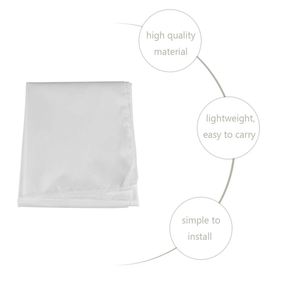 Projektionswand, 60120 Zoll 16 9 Weiße Farbe, Synthetisches Polyestergewebe, ... - Bild 3 von 4