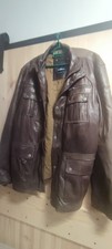 Engbers Lederjacke Herren 50-52 braun