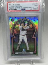2023 Bowman Rookie of the Year Favorites Corbin Carroll (RC)  PSA 9
