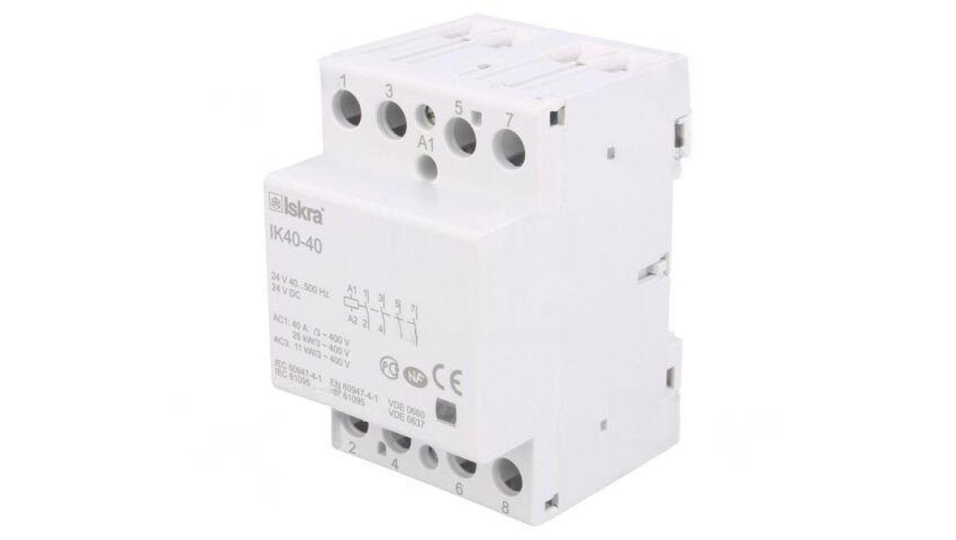 Contactors 4 pole installation contactors 40A 30.045.022