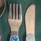Disney Kids Flatware Silverware spoons forks knife stainless  6 pcs. — photo 5