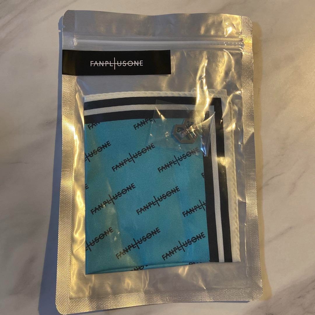 G-DRAGON Ubermensch Concert Light Stick Scarf Blue Bandana