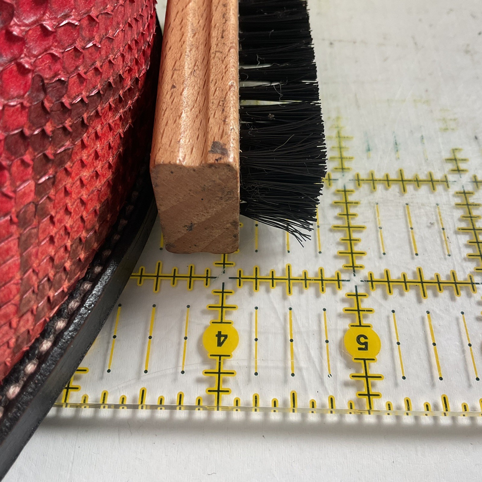 Vintage Dan Post Red Python Snakeskin Cowgirl Boo… - image 7