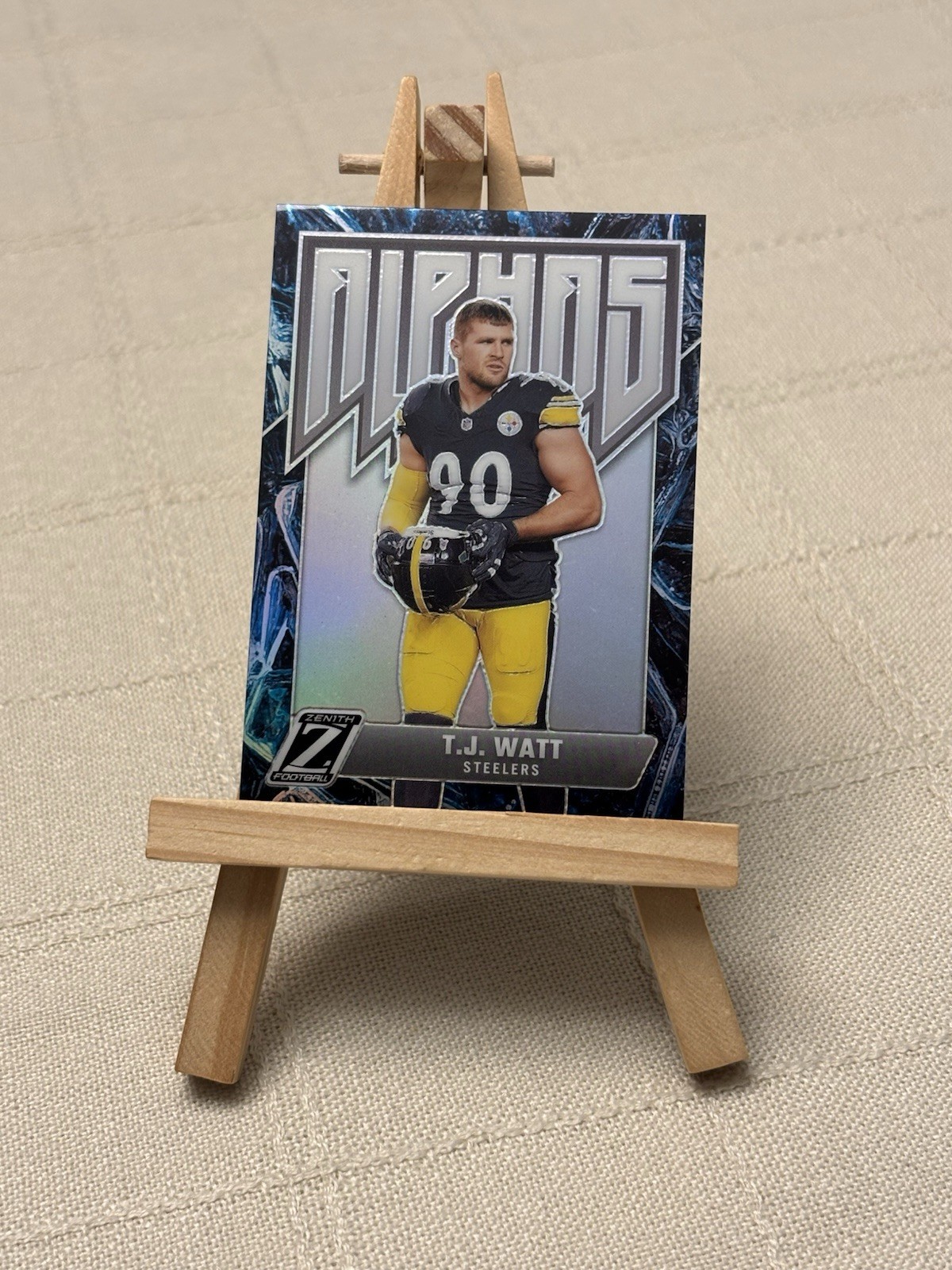 2024 Panini Zenith T.J. WATT ALPHAS #21 SSP CASE HIT 🔥 STEELERS