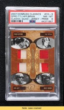 2007 Donruss Classics Jerseys Prime 25/25 Frank Gifford YA Tittle PSA 8 READ d4f