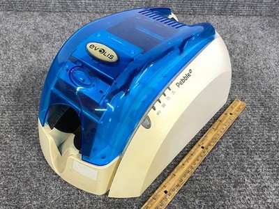 Evolis Pebble 4 Card Printer PBL401OCU (As Is, Unit Only)