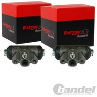 2X Metzger Radbremszylinder 19,05Mm Passend FüR Autobianchi A Fiat 126 127 128