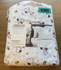 Peanuts Snoopy Hearts King Sheet Set By Berkshire Valentines Romantic