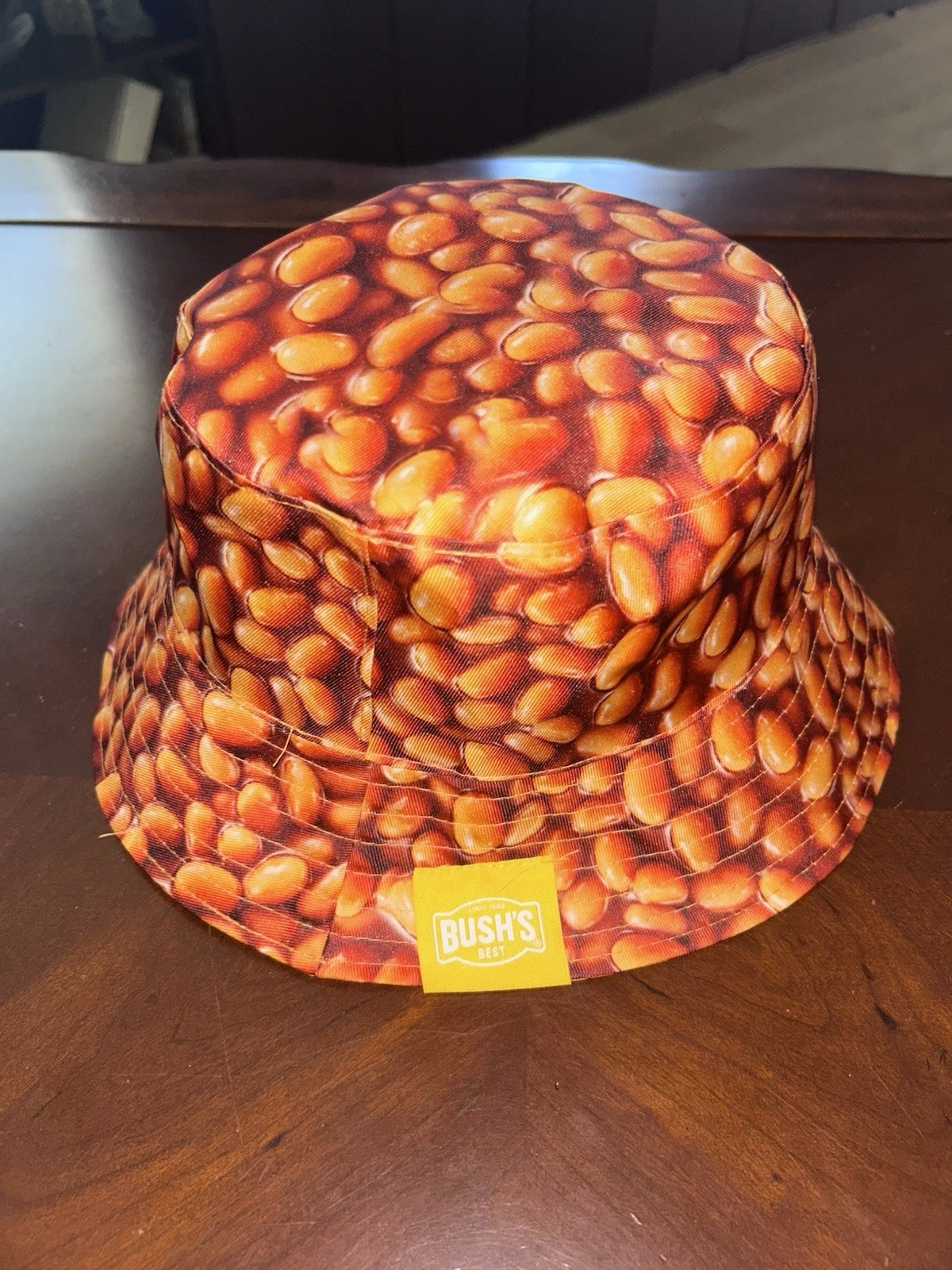 Bush`s Baked Beans Reversible Bucket Hat NEW One Size OSFM SWAG MERCH BOCA BOWL