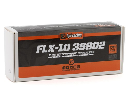 HPI FLX-10 3S802 Flux Waterproof Sensorless Brushless ESC (2-3S) [HPI160942] - Picture 2 of 2