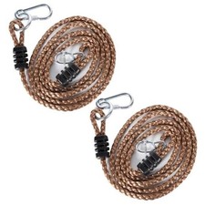 Tree Swing Straps Heavy Duty, Adjustable Tree Rope 2 pieces in coffee color