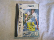 Break Point Tennis (Sega Saturn, 1996) - Complete in Box