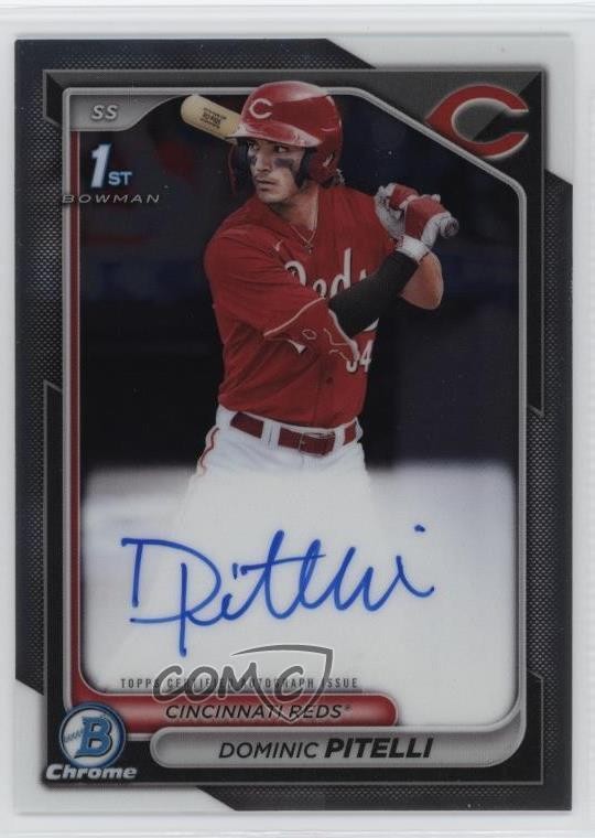 2024 Bowman Chrome Prospect Auto Dominic Pitelli #CPA-DPI Auto 4g8