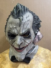JOKER ARKHAM CITY ADULT FULL LATEX MASK NEW W TAGS RUBIES COSTUMES 2012 BATMAN