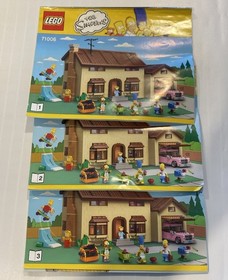 Lego The Simpsons House 71006 Complete Set VGC Lego Simpsons House Bart Homer