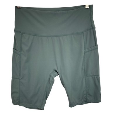 Baleaf Green Bike Shorts Womens Size M Side Pockets